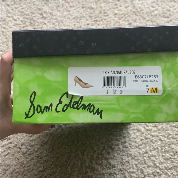 Sam Edelman Tristan, natural suede pump - Picture 3 of 3